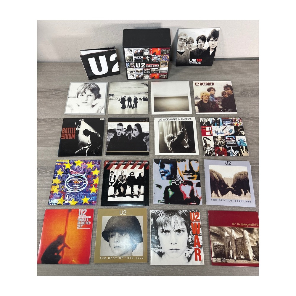 U2 The Complete‎ Edition 1976-2012 Box Set 17 CD Collection Boy Joshua Tree War